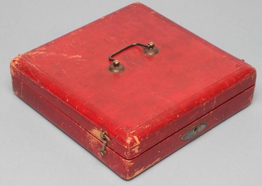 A SET OF TWELVE LATE GEORGE III SILVER DESSERT KNIVES AND FORKS Image