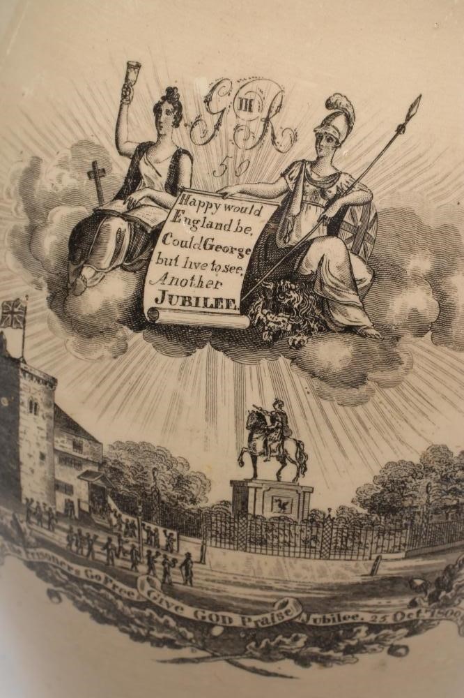 OF ROYAL INTEREST - a Herculaneum drabware jug Image