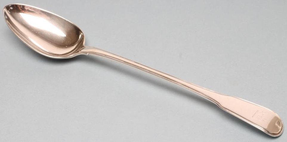 A GEORGE III SILVER BASTING SPOON Image
