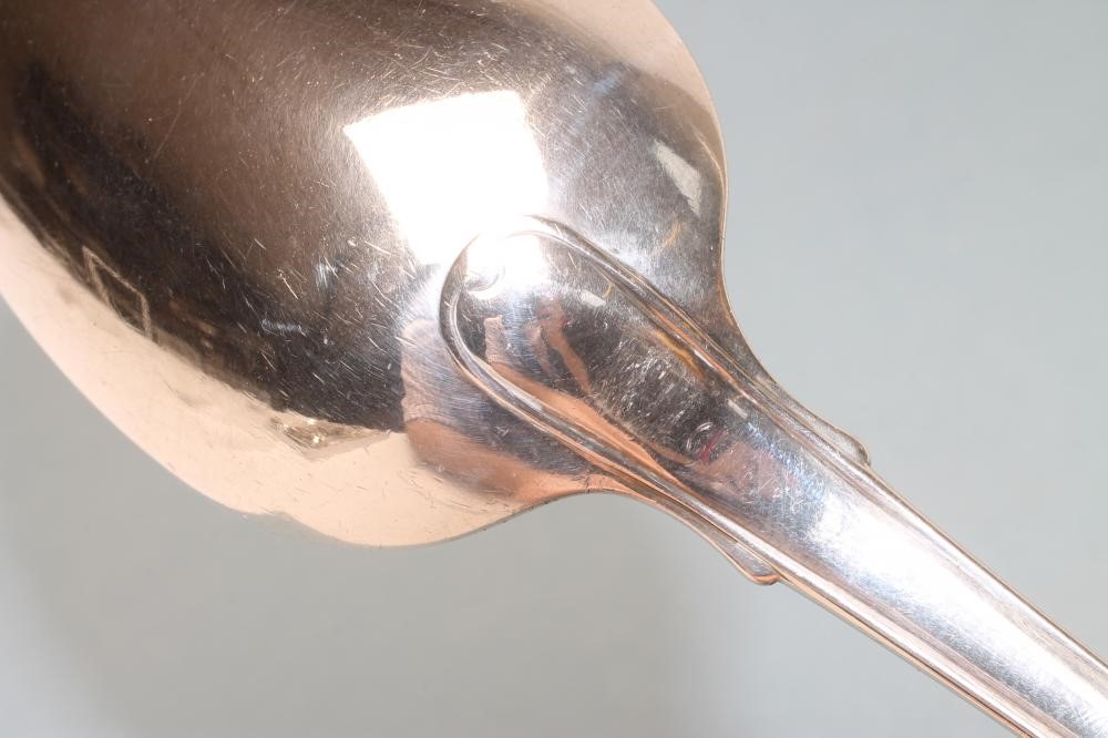 A GEORGE III SILVER BASTING SPOON Image