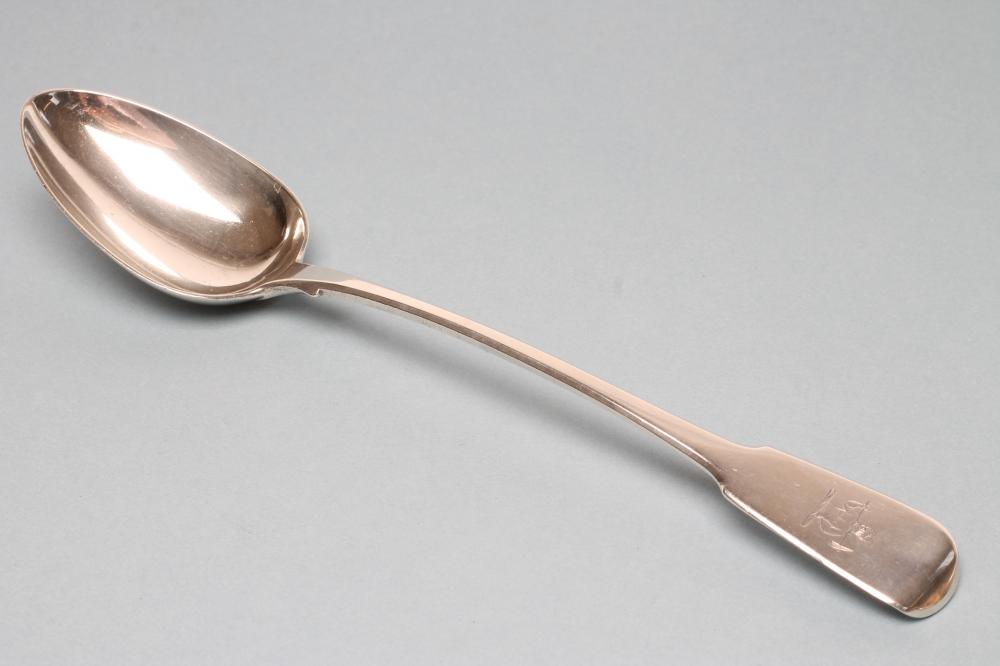 A GEORGE IV SILVER BASTING SPOON Image
