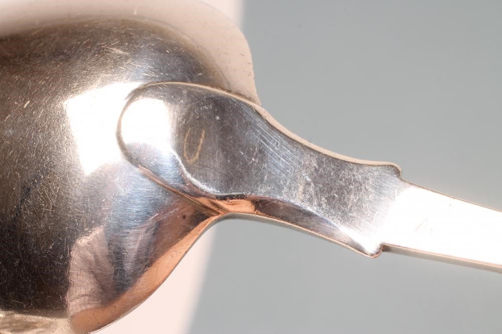 A GEORGE IV SILVER BASTING SPOON Image