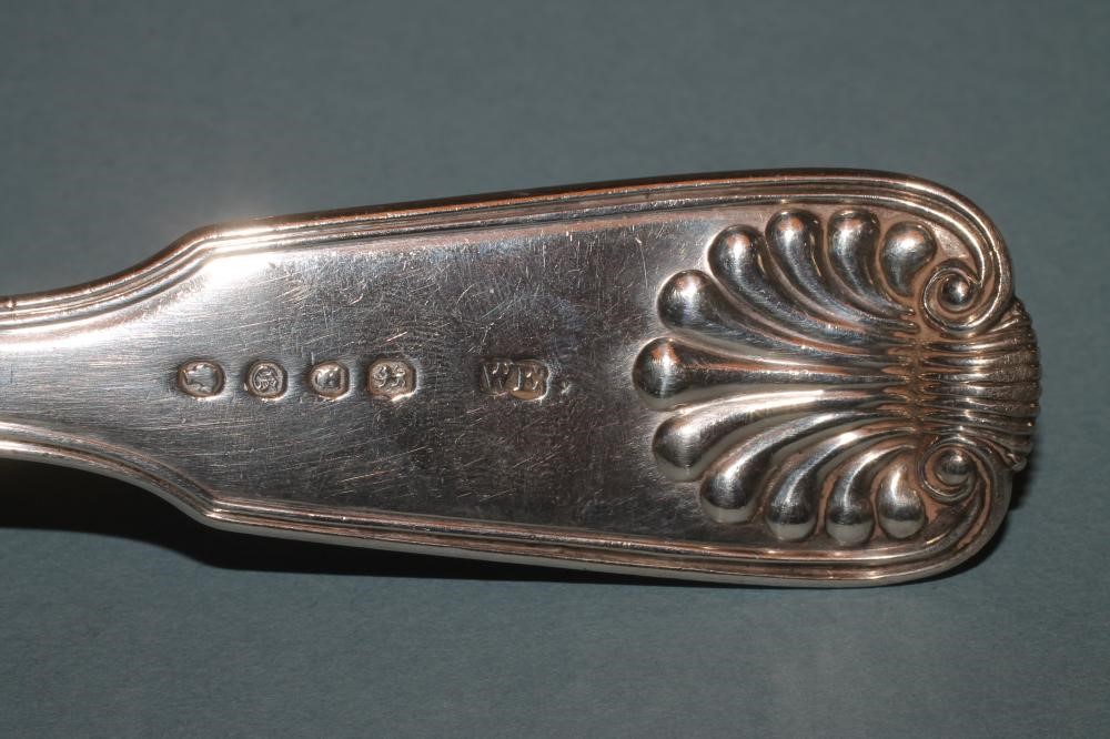 AN EARLY VICTORIAN SILVER SOUP LADLE Image