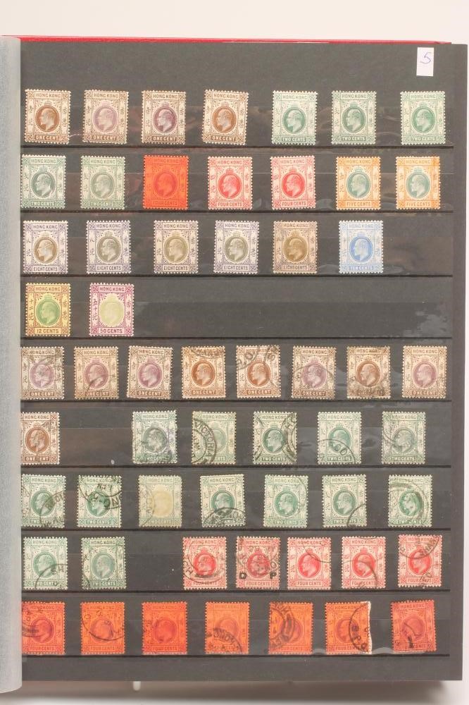 TWO STOCK BOOKS including Hong Kong Image