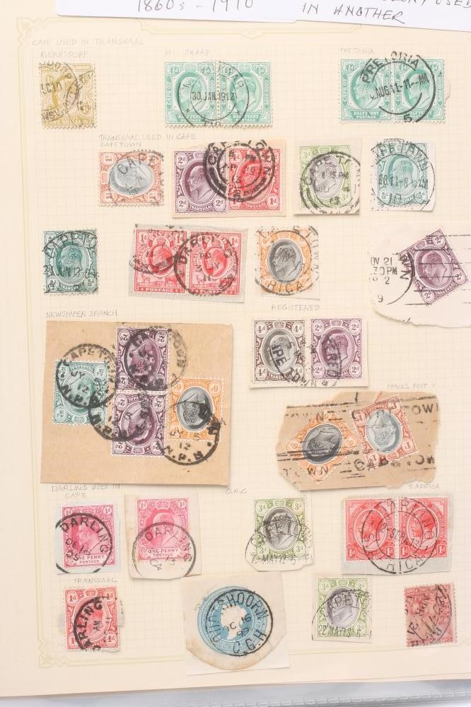 A FINE COLLECTION OF QUEEN VICTORIA POSTAL HISTORY including Penny Black etc. contained in a brown Image