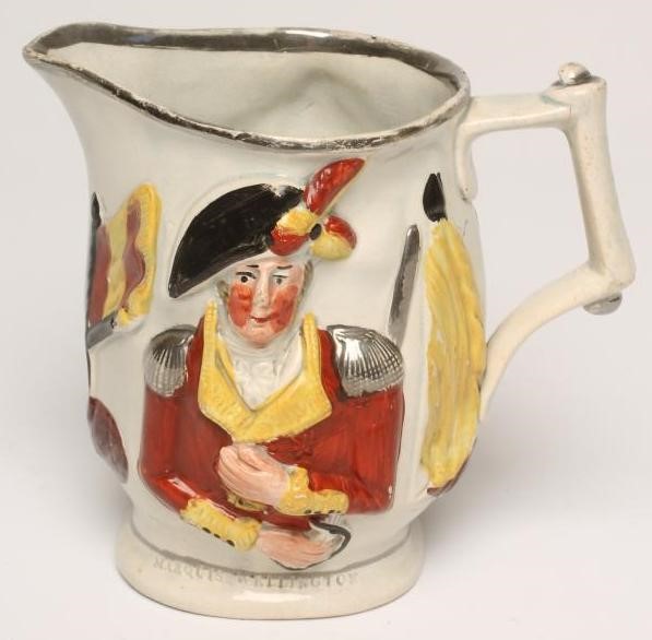 OF MILITARY INTEREST - a pearlware jug Image