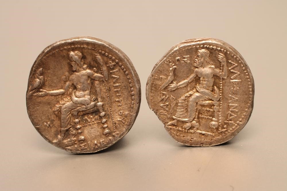 TWO TETRADRACHMS comprising Philip III Arrhidios Image