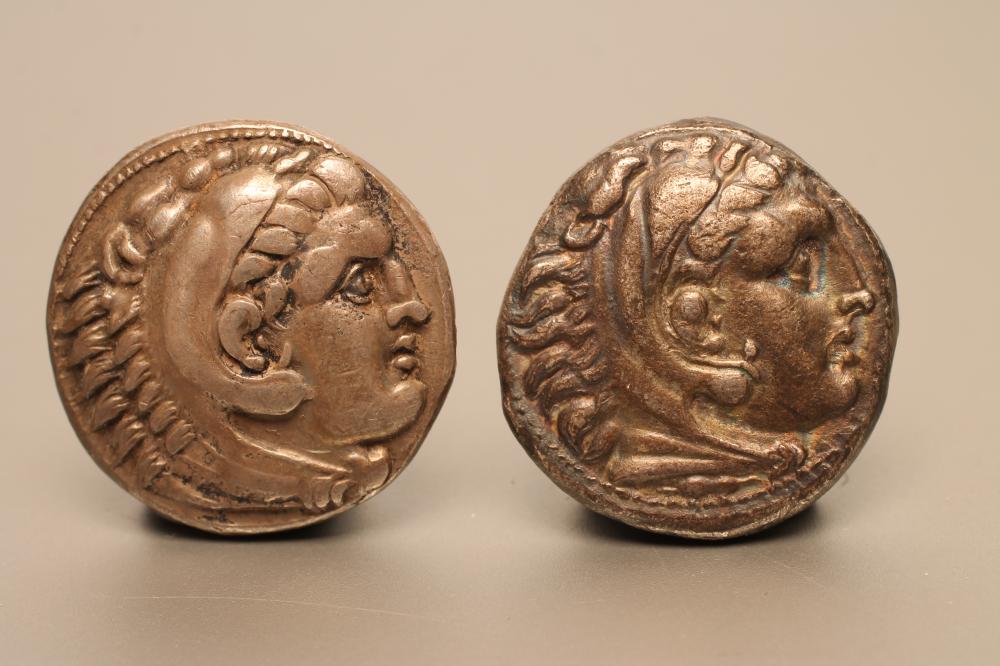 TWO TETRADRACHMS comprising Alexander the Great Image