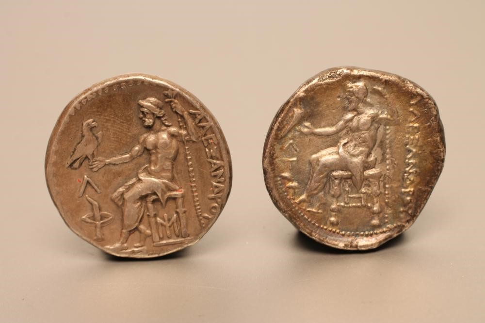 TWO TETRADRACHMS comprising Alexander the Great Image