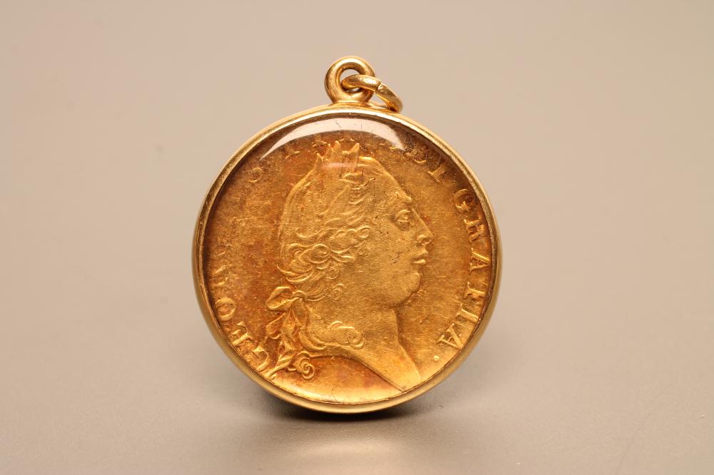 A LATE GEORGE III GOLD SPADE GUINEA Image