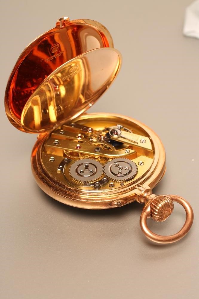A 14CT GOLD POCKET WATCH Image