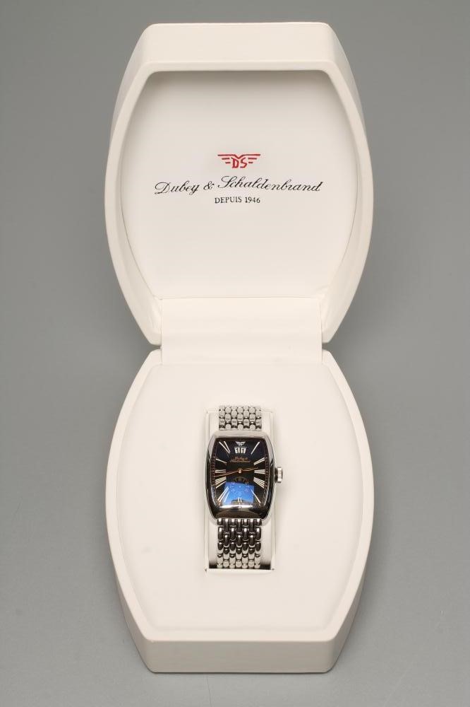 A GENTLEMAN'S DUBEY & SCHALDENBRAND AERODYN DATE AUTOMATIC WRISTWATCH Image