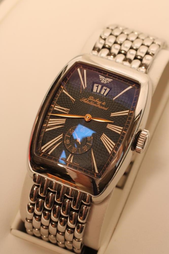 A GENTLEMAN'S DUBEY & SCHALDENBRAND AERODYN DATE AUTOMATIC WRISTWATCH Image