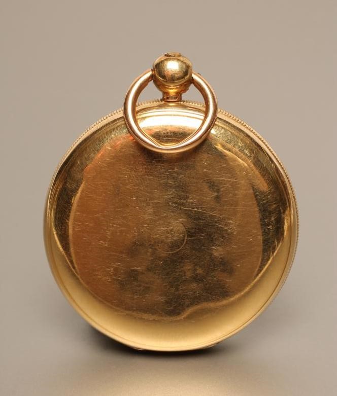 AN 18CT GOLD SMALL POCKET WATCH Image