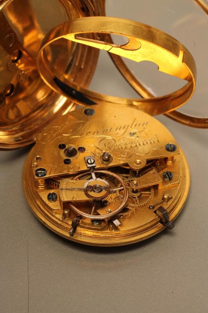 AN 18CT GOLD SMALL POCKET WATCH Image
