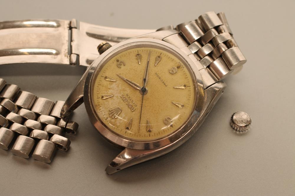 A GENTLEMAN'S ROLEX OYSTER PRECISION WRISTWATCH Image