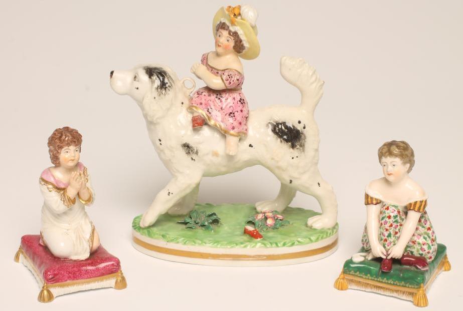 A BLOOR DERBY PORCELAIN FIGURE Image