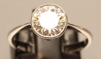 A SOLITAIRE MOISSANITE RING Image