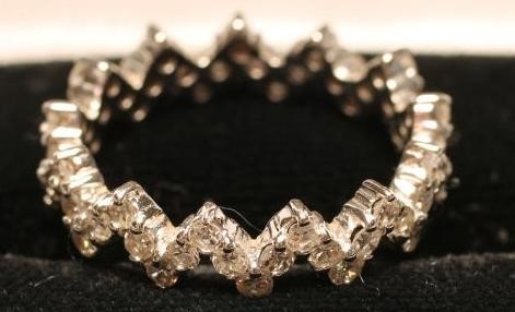 A DIAMOND ETERNITY RING Image