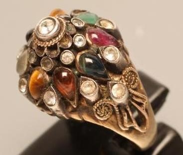 AN INDIAN STYLE BOSS RING Image