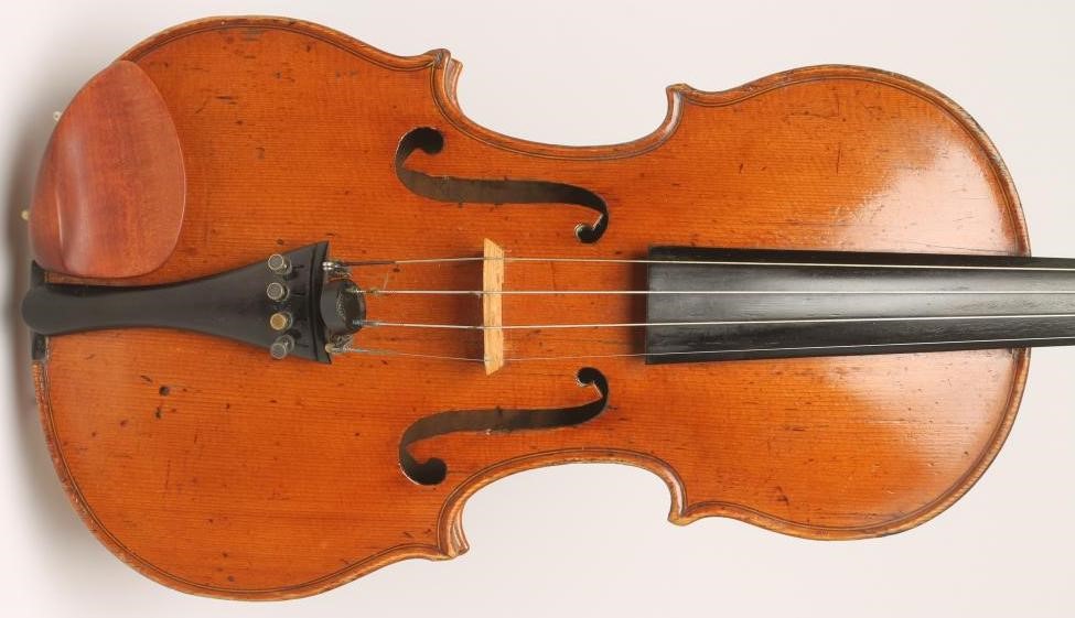 A VIOLIN with one piece back Image