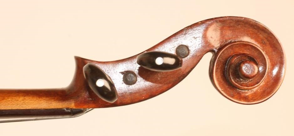 A KNOPF TYPE "CREMONA" COPY VIOLIN with two piece back Image