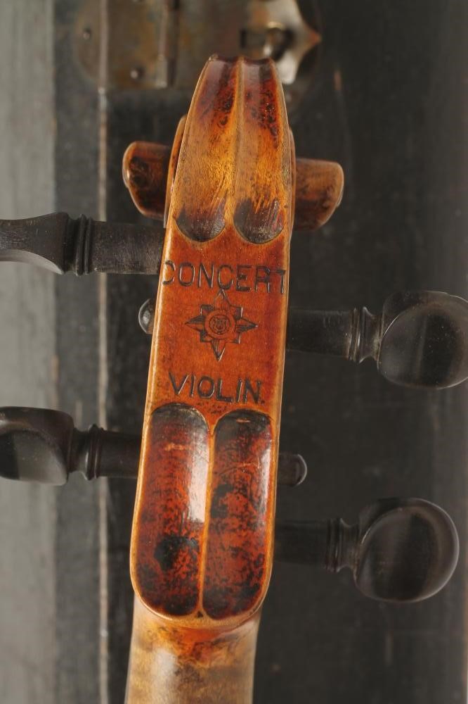 A VIOLIN with two piece back Image