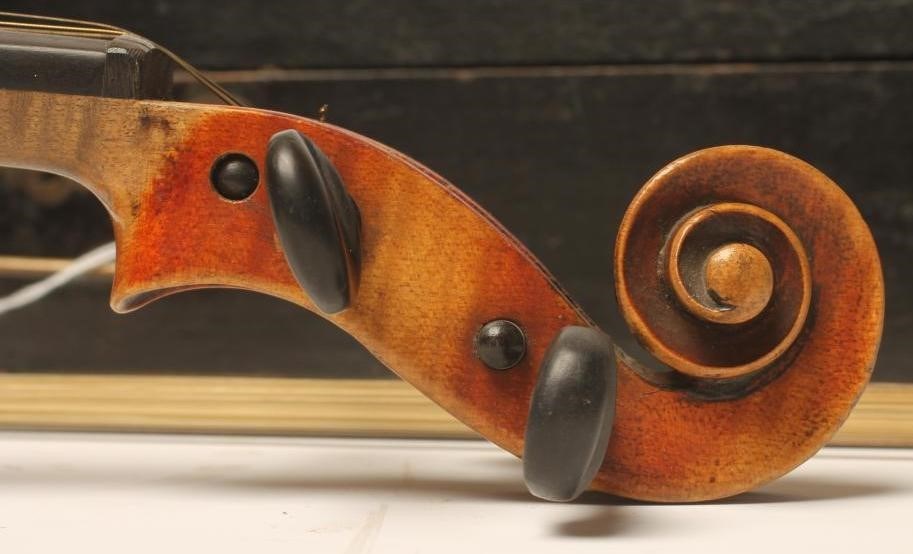 A VIOLIN with two piece back Image
