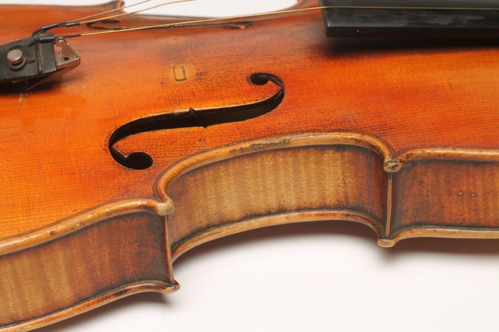 A VIOLIN with two piece back Image