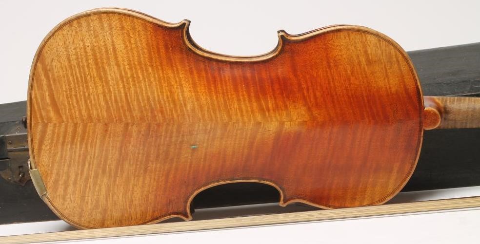 A VIOLIN with two piece back Image