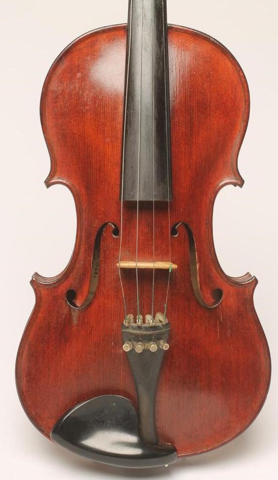 A G.W. HOFMANN VIOLIN with two piece back Image