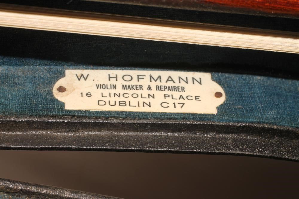 A G.W. HOFMANN VIOLIN with two piece back Image
