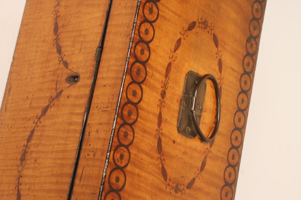 A GEORGIAN SATINWOOD TEA CHEST Image