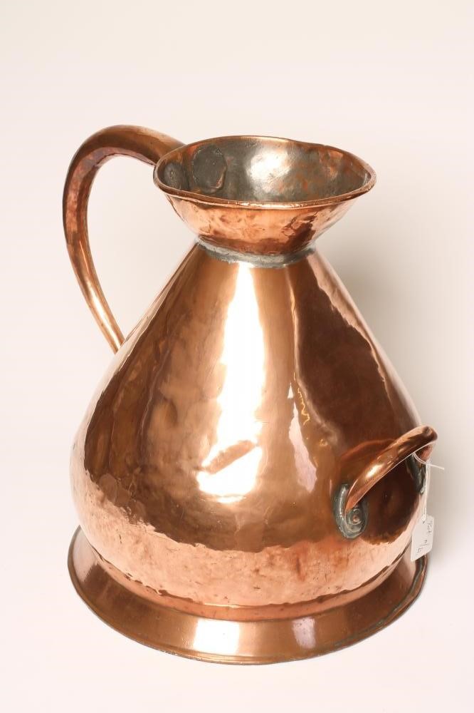 A COOPERED OAK OVAL BARREL STICK STAND with brass banding and remnants of Royal Coat of Arms Image