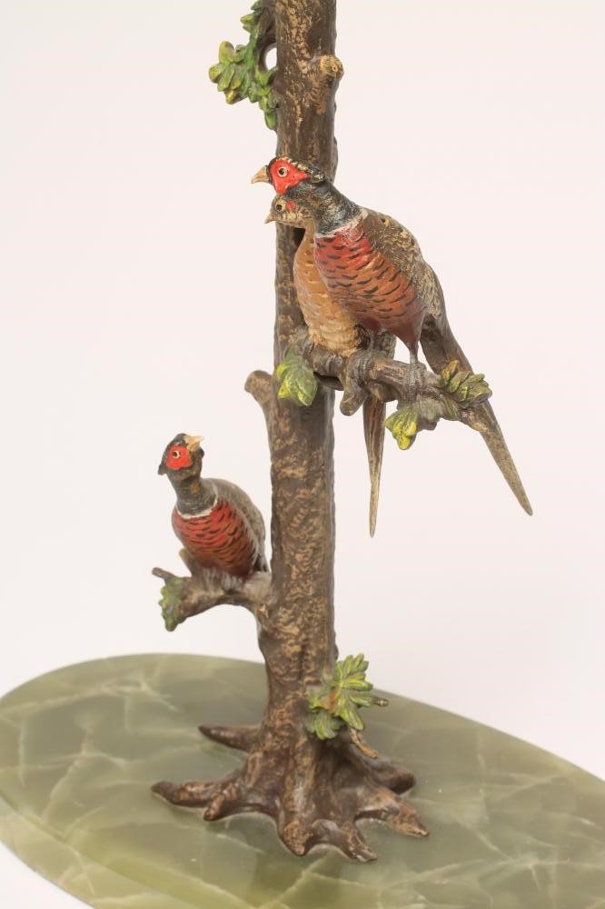 AN ART DECO ELECTRIC TABLE LAMP BASE Image