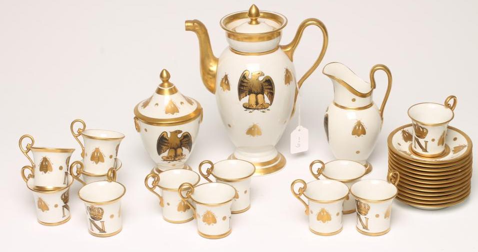A FRENCH PORCELAIN COFFEE SERVICE Image