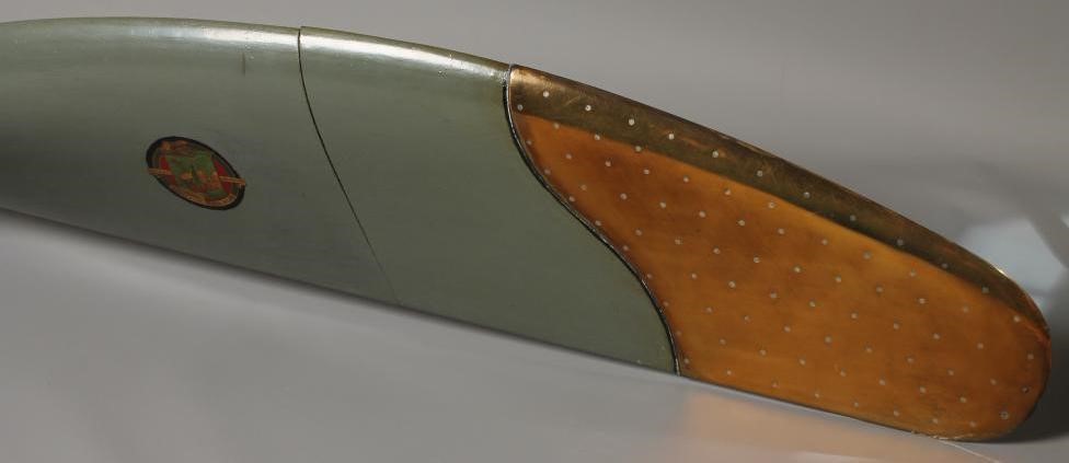 A LARGE WW1 PROPELLOR of wood construction Image