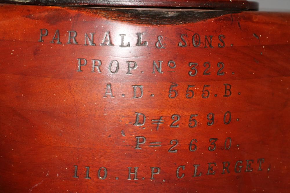 A LARGE WW1 PROPELLOR of wood construction Image