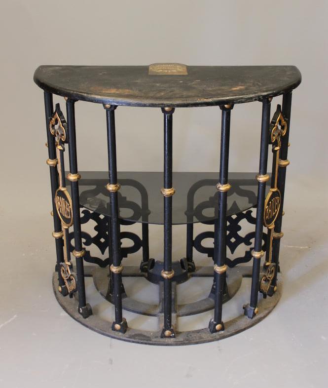 A VICTORIAN CAST IRON TURNSTILE CONVERTED INTO A BAR Image