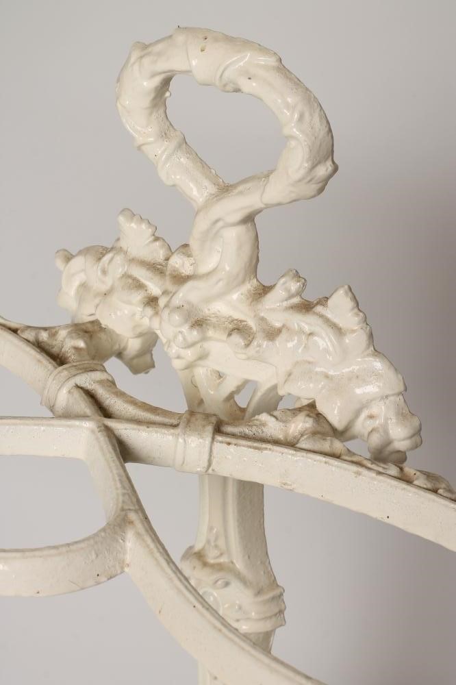 A VICTORIAN CAST IRON STICK STAND of oval outline Image