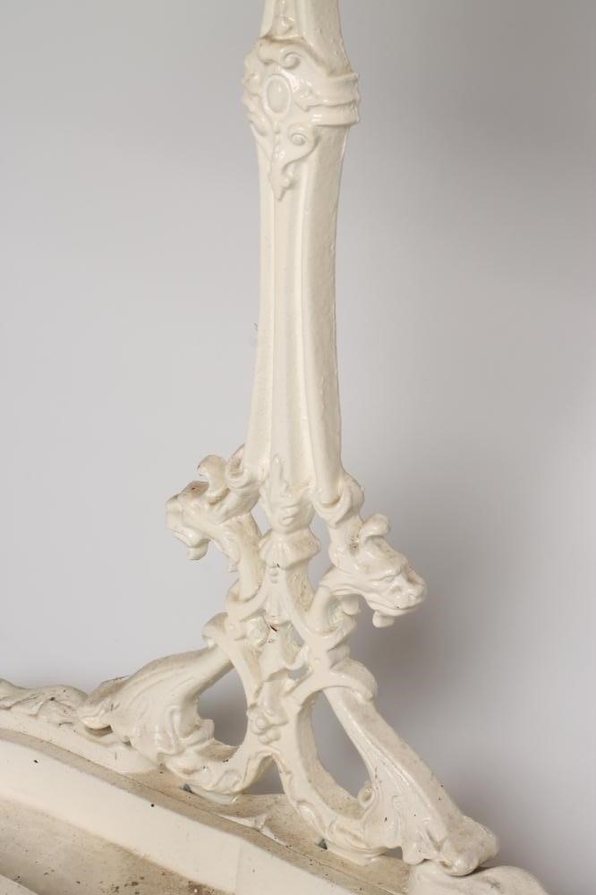 A VICTORIAN CAST IRON STICK STAND of oval outline Image