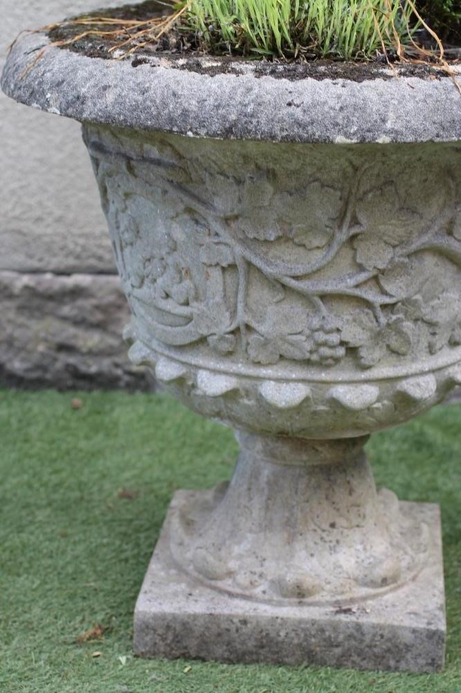 A LARGE COMPOSITION STONE URN Image