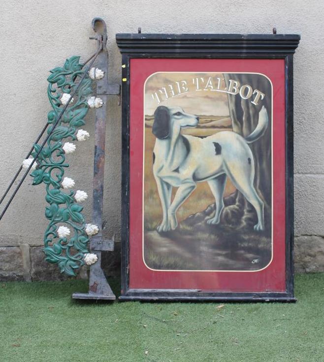 AN INN SIGN "THE TALBOT" Image
