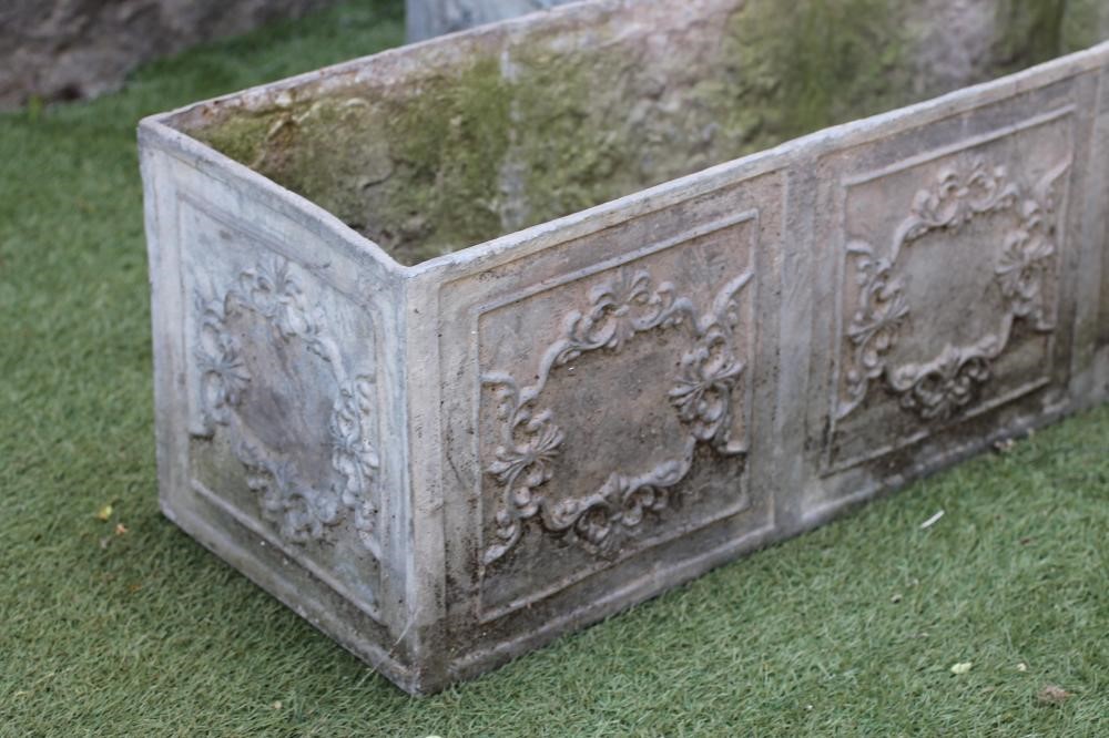 A PAIR OF LEAD PLANTERS Image