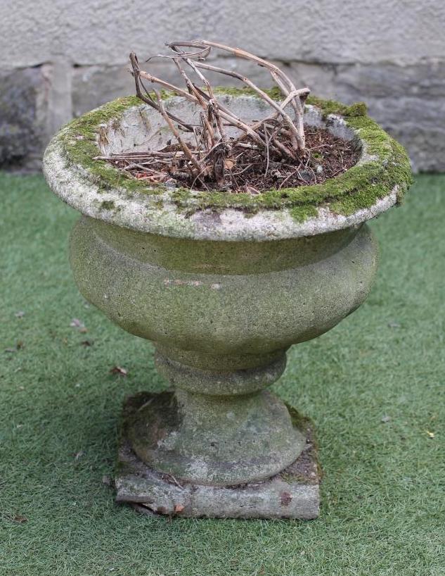 A SANDSTONE TROUGH of rough hewn circular form Image