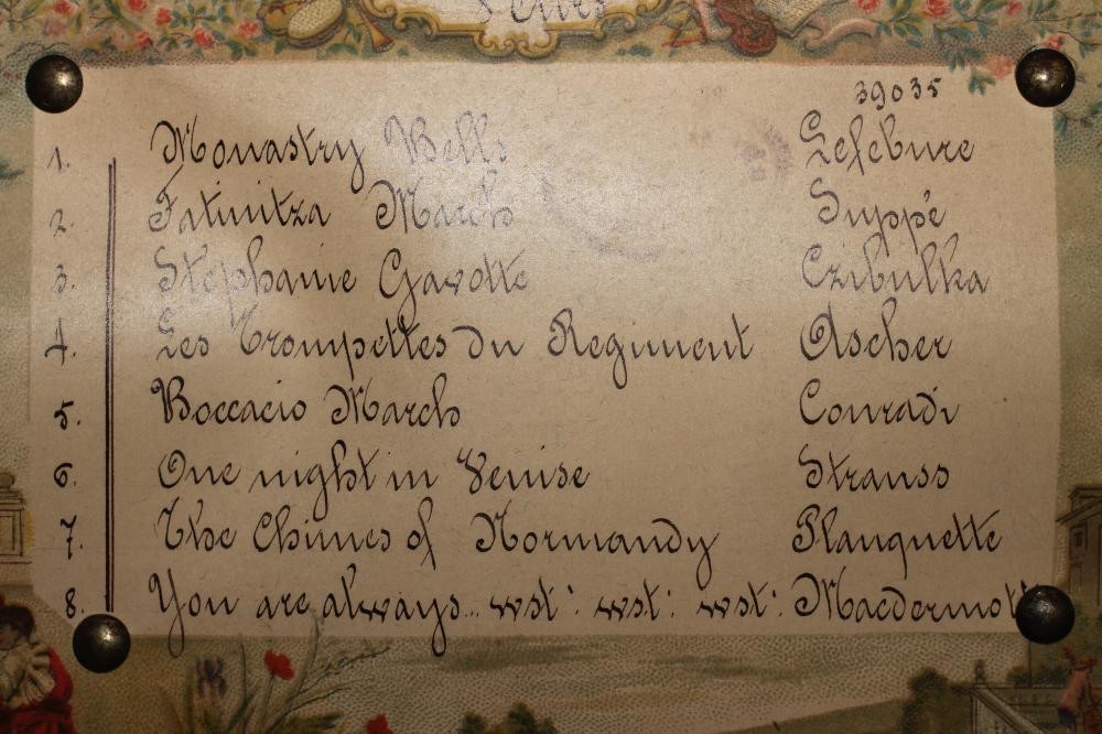 A SWISS MUSICAL BOX Image