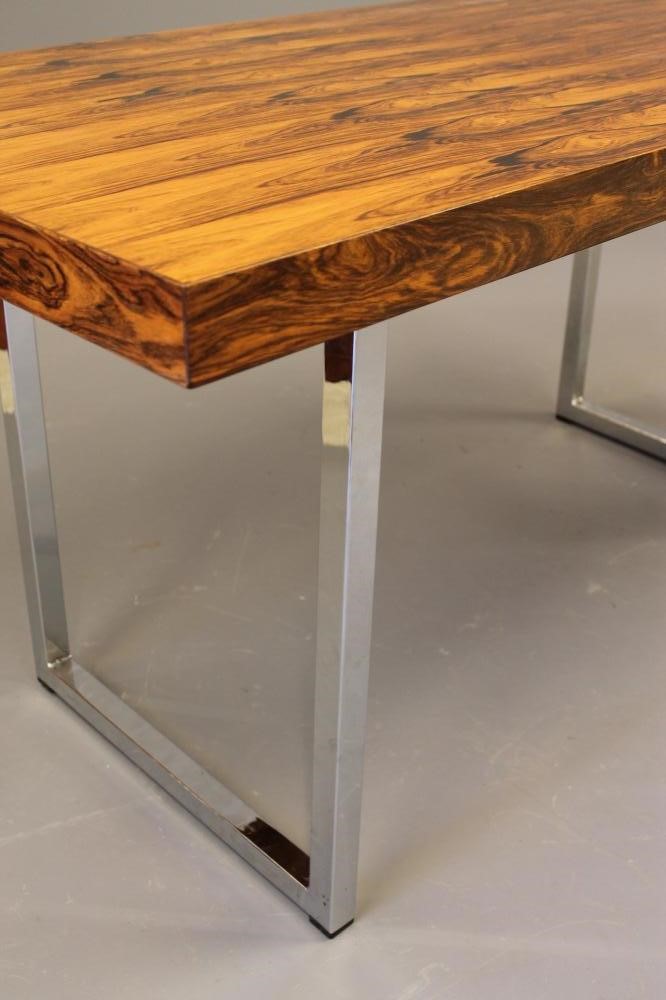 A GORDON RUSSELL ROSEWOOD VENEERED TABLE Image