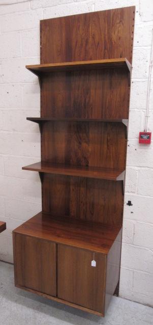 A ROSEWOOD DANISH DESIGN STACKING UNIT Image
