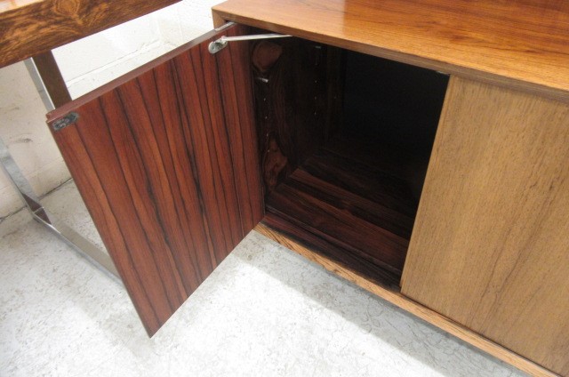 A ROSEWOOD DANISH DESIGN STACKING UNIT Image