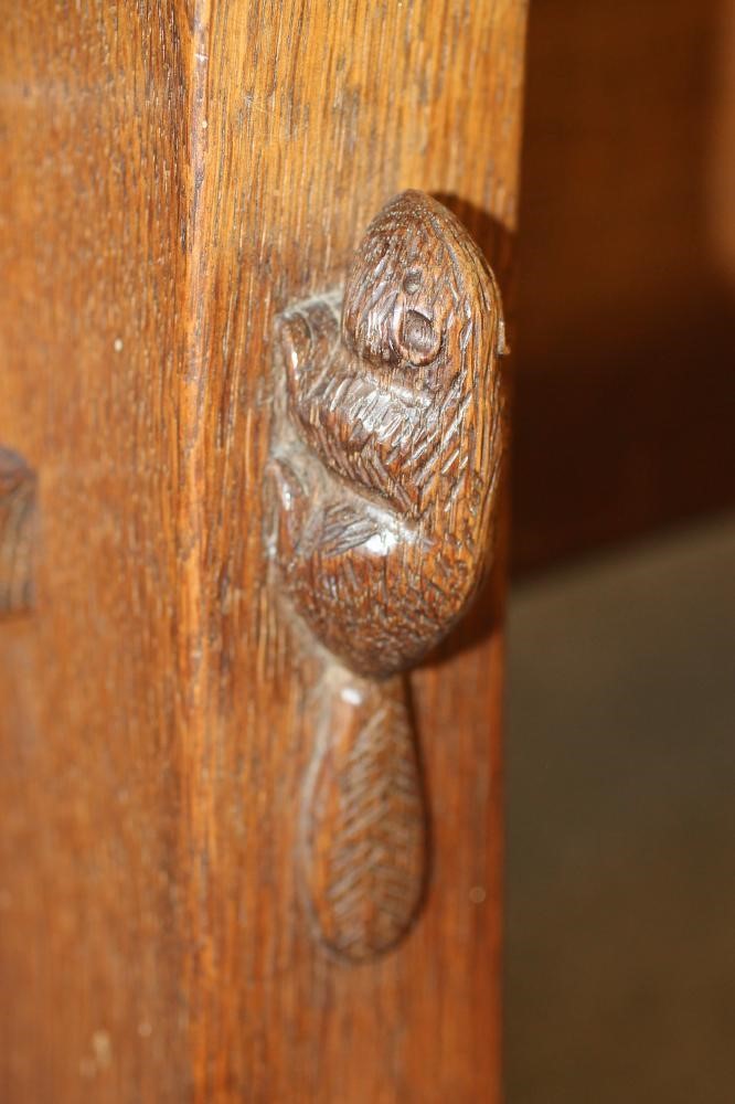 AN ADZED OAK REFECTORY TABLE by Colin Almack Image